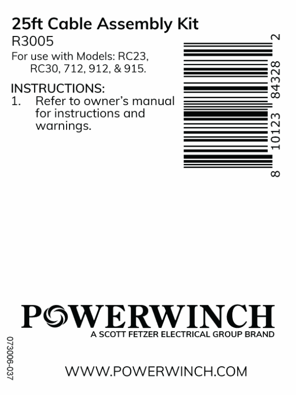 R3005 - 25ft Cable Assembly Kit - Image 2