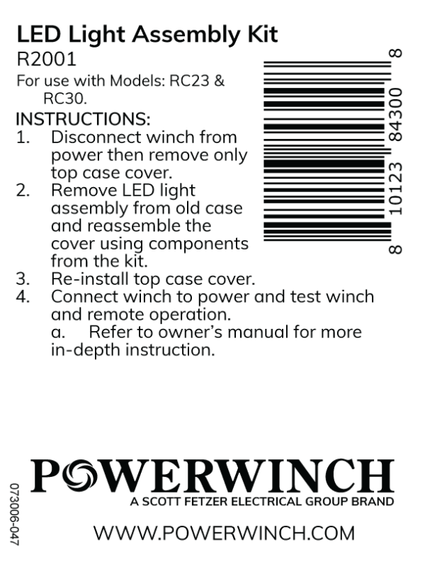 R2001 - LED Light Kit - Image 3