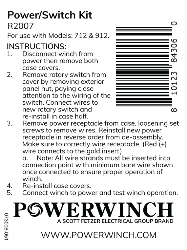 R2007 - Power/Switch Kit - Image 4