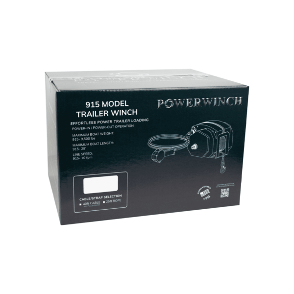 P77915 - Model 915 Power In/Out Electric Trailer Winch - Image 2