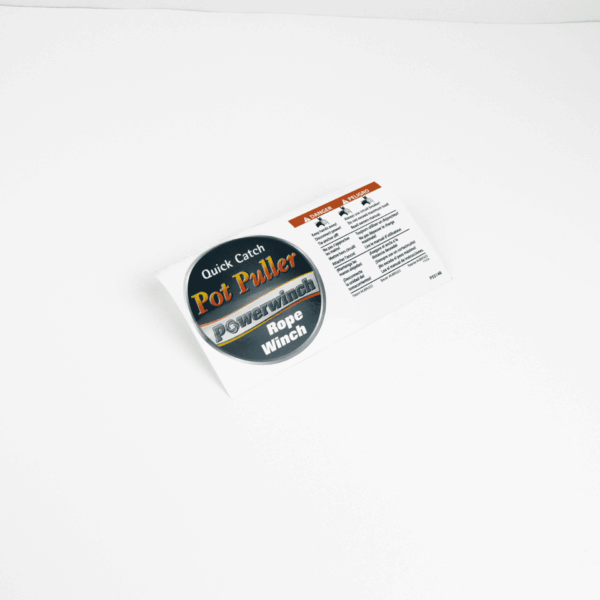 P55148 - Decals, Capstan Quick Catch Pot Puller