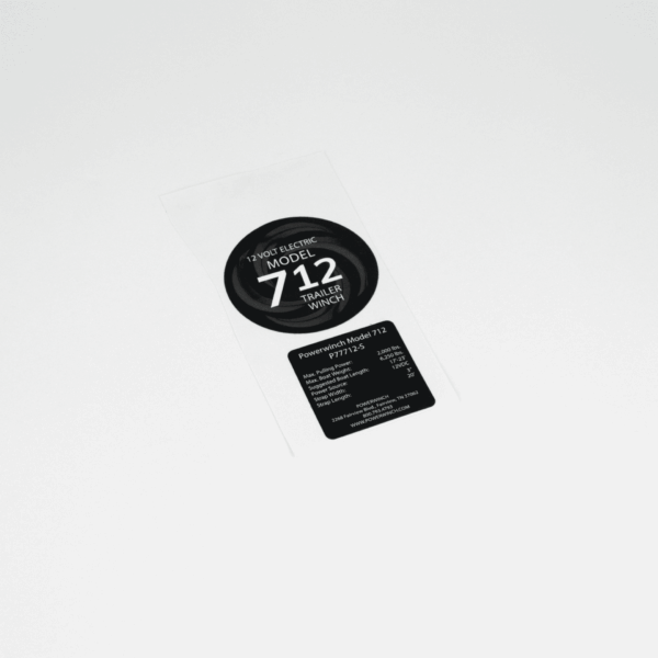 R2015 - Decals, Model 712, Strap